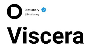 Viscera Meaning In English [upl. by Krantz]