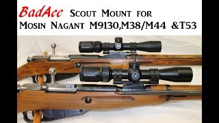 Mosin Nagant NDT Scout Mount Gen 2  for Long Eye Relief Scopes [upl. by Nanreik]