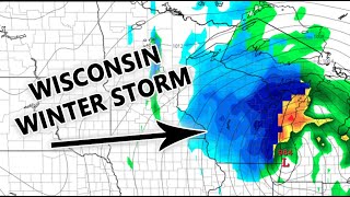 Winter Storm Targeting Wisconsin Tomorrow  April 1 2024 [upl. by Palma]