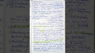 Oxidative phosphorylation Election transport chain  ETC biochemistry notes [upl. by Lindly860]