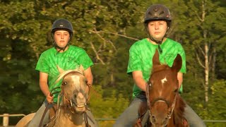 Northwoods Experience Reining Chaos 4H Horse Drill Team Clinches Trip to State  Lakeland News [upl. by Enimzzaj865]