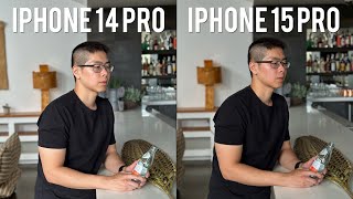 iPhone 15 Pro vs iPhone 14 Pro Camera Comparison  Worth to Upgrade [upl. by Aihcropal69]