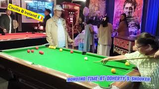 BONDING TIME AT KEN DOHERTYS SNOOKER CLUB [upl. by Hafinah]