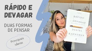 RÁPIDO E DEVAGAR  Daniel Kahneman  PRINCIPAIS ideias do livro  Resenha e Opinião [upl. by Enirehtakyram218]