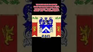 Rael Surname  Quick Facts surnames history rael [upl. by Farwell]