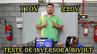 Inversora BiVolt teste em 110v e 220v [upl. by Teraj]