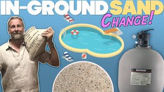 How to Change Sand in your InGround Pool Filter [upl. by Annia925]