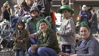 Scenes from the Bellingham St Patricks Day parade [upl. by Rehtul]