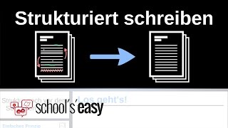 Strukturiert schreiben  Das kann jeder [upl. by Aramoy386]