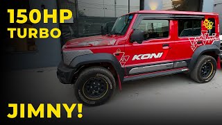 Indias first turbocharged Suzuki Jimny is mad fun to drive [upl. by Noelopan517]