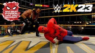 WWE 2K23 I DIDNT SIGN UP FOR A CAGE MATCH [upl. by Aryajay705]