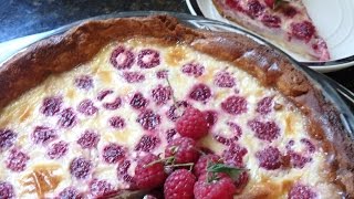 Raspberry Custard Tart amp How to make the perfect Omelete [upl. by Anihta40]