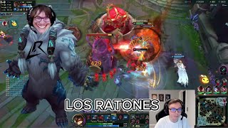 LOS RATONES Bausffs POV INSANE 12 CS Per Minute AP Volibear [upl. by Button]