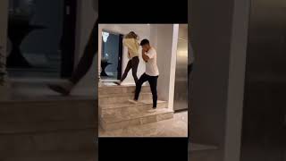 Perrie Edwards x Alex Ox Chamberlain  TikTok  Stairs Shuffle [upl. by Atinuj]