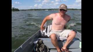 14 FT STARCRAFT 8HP JOHNSON WHITE ROCK LAKE JULY 122012 [upl. by Urd]