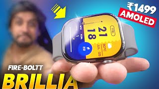 Best AMOLED Smartwatch Under ₹1500 ⚡️ Fireboltt BRILLIA Review [upl. by Notac874]