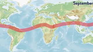 ITCZ Migration Animation [upl. by Uticas]