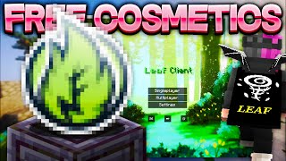 The BEST Cracked amp Premium Minecraft PVP FPS Boosting Client W FREE Cosmetics Leaf Client [upl. by Artied]