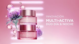 Nuevo dúo MultiActiva Día y Noche  Clarins [upl. by Aennil]