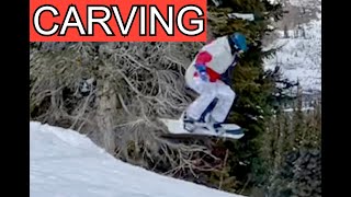 Snowboarding Keystone Carving amp Crashing with Burton StepOn [upl. by Ralleigh713]