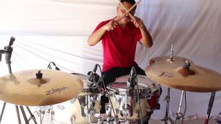 Cornelio Vega Jr quotLas Tecatesquot Drum Cover [upl. by Ydnil293]