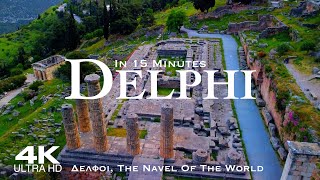 DELPHI 🇬🇷 Drone Aerial 4K  Δελφοί The Navel of the World  Δελφούς Greece Ελλάδα [upl. by Enoid291]