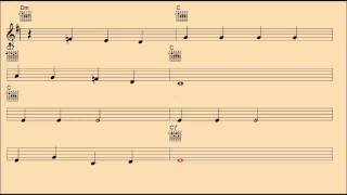 Jingle Bellsbacking trackguitar chordsnoteslyricslead sheet [upl. by Esiuqcaj]