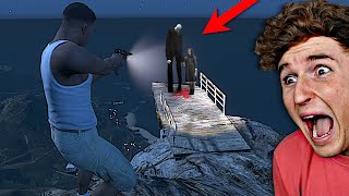 SLENDER MAN DID THIS In GTA 5 TERRIFYING [upl. by Natelson]