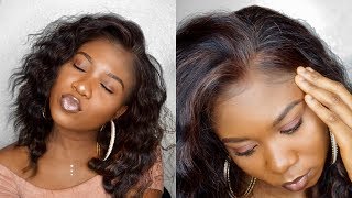 How To Lay Synthetic Lace Frontal Wig  NO LEAVEOUT  NO GLUE NO TAPE  GLUELESS INSTALL [upl. by Claudius]