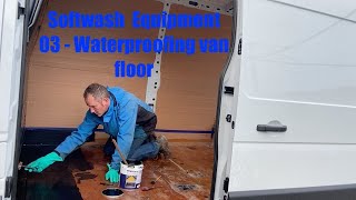 Softwashing equipment Softwashing van – Part 3 – waterproofing [upl. by Lareena571]