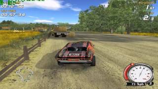 FlatOut Walkthrough Part 29  Gold HayVille Havoc [upl. by Dunson597]