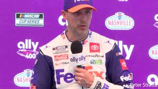 Denny Hamlin quotChase Briscoe at JGR Will Make Us Both Betterquot [upl. by Reivax]