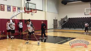 Develop Better Basketball Post Players with the quotStep Dribble Hopquot Drill [upl. by Dnomyar]