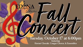 Edina Choirs Fall Concert 2023  Tuesday 6pm [upl. by Kazue]