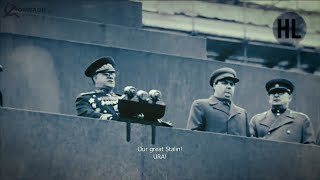 Victory Day Parade 1945  USSR Anthem [upl. by Hamer]