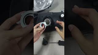 Car led headlight bulb h4 replacement [upl. by Yllil183]