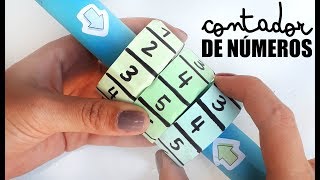 ✂ DIY CONTADOR DE NÚMEROS del 1 al 999 [upl. by Stasny377]