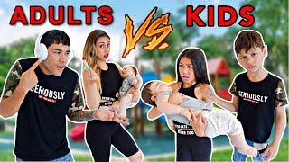 KIDS Turn Into ADULTS amp PARENTS Turn Into KIDS Challenge  Familia Diamond [upl. by Aysan874]