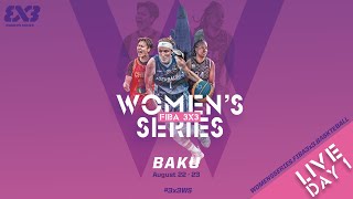 RELIVE  FIBA 3x3 Womens Series Baku Stop 2023  Day 1  3x3 Basketball [upl. by Narahs]