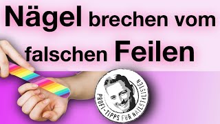 Nägel richtig feilen Das musst du beachten [upl. by Ahsiryt]