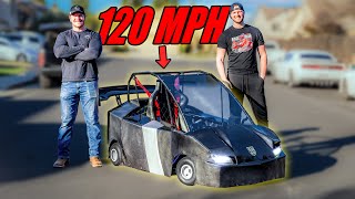 We Built the Worlds FASTEST ELECTRIC GO–KART 120 MPH Part List Included FULL BUILD [upl. by Landing]