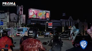 Warner Bros Wonka  OOH Campaign by Prisma Advertising  3D Billboard in Jakarta [upl. by Yralih]