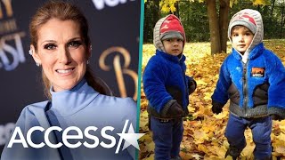 Celine Dion Shares Rare Pics Of Twin Sons [upl. by Sreip653]