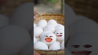 Egg recipe 🤣🤤 shortvideo eggcurry eggs comedyvideo fishrecipes [upl. by Ecirtak690]