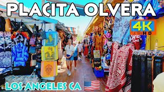 4K OLVERA STREET in LOS ANGELES CA La Placita Olvera [upl. by Danica]