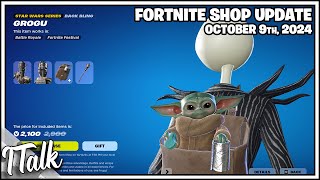 BABY YODA IS BACK Fortnite Item Shop October 9th 2024 Fortnite Chapter 5 [upl. by Booma689]