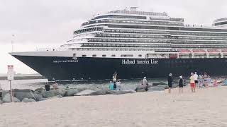 NIEUW Amsterdam Ship Horn in Fort Lauderdale [upl. by Kippy]