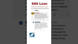 SSS Loan Disclosure SSS sssloan sining [upl. by Ezeerb]