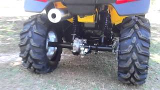 Honda Foreman 500 with HMF Swamp Series XL exhaust [upl. by Elbon776]