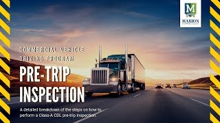 PreTrip Inspection  CDL Program [upl. by Curtis]